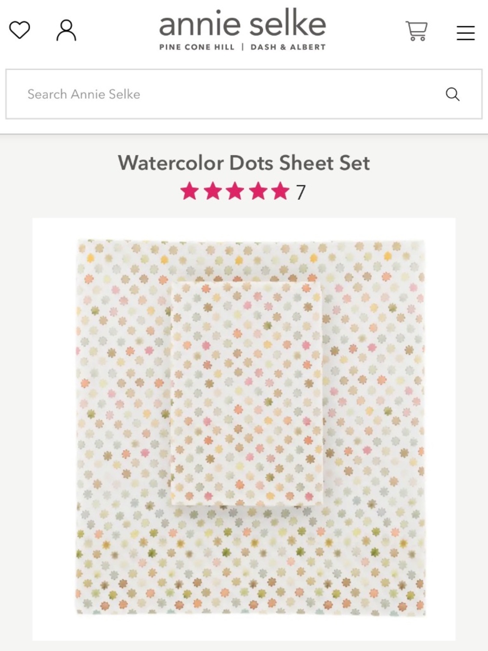 Annie Selke queen sheet set - Picture 2 of 5